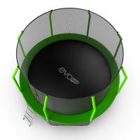 Батут EVO JUMP Cosmo 12ft (Green) с нижней сеткой